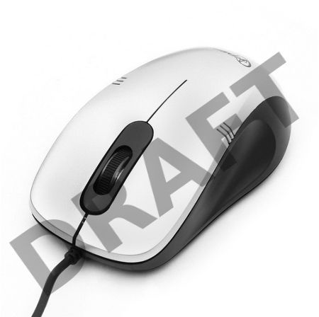 Мышь Gembird MOP-100-S, серый, USB, 1000DPI