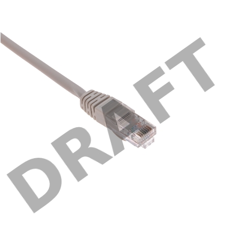 Патч-корд U/UTP, CAT 5e, RJ45-RJ45, 26AWG, ZH нг(А)-HF, серый, 0,3м  REXANT