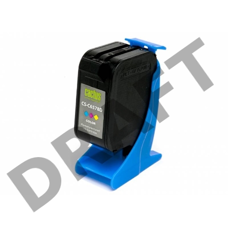Картридж струйный Cactus CS-C6578D №78 голубой/пурпурный/желтый (19мл) для HP DJ 900/1220C/PS P000/P1100