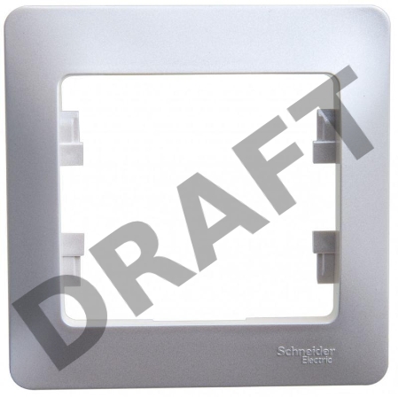 Рамка 1-м Glossa перламутр SchE GSL000601