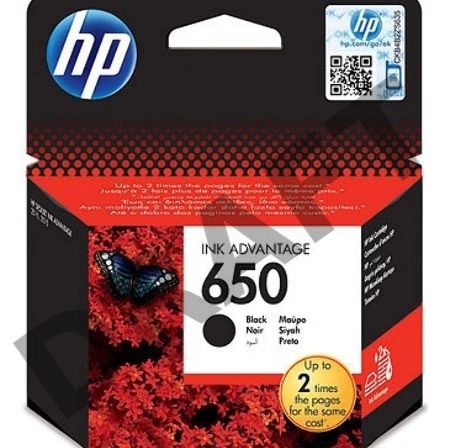 Картридж струйный HP 650 CZ101AE черный для HP DJ IA 2515