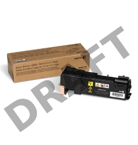 Тонер-картридж Xerox 106R01603 желтый для Xerox Ph 6500/WC 6505 (2500 стр)(Channels)