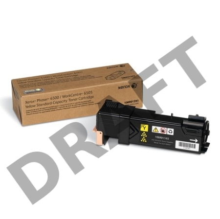 Тонер-картридж Xerox 106R01603 желтый для Xerox Ph 6500/WC 6505 (2500 стр)(Channels)