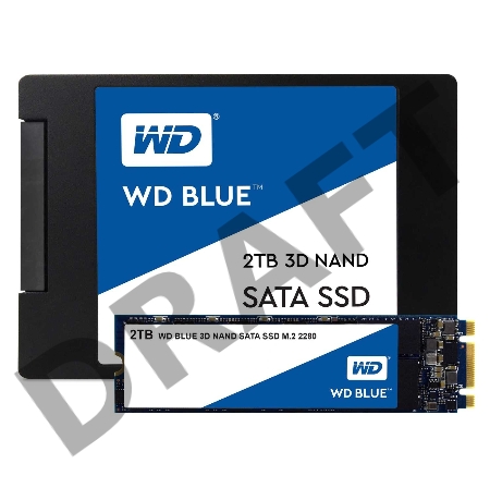 Твердотельный накопитель SSD WD Blue 3D NAND WDS400T2B0A 4ТБ 2,5