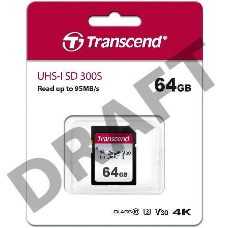 Флеш карта SD 64GB Transcend SDХC UHS-I U3