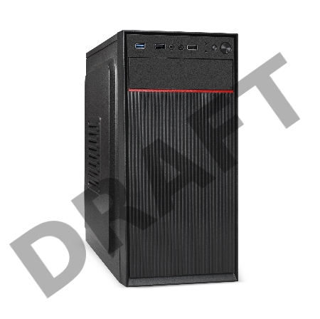 Корпус Minitower ExeGate BAA-113U-AAA450 (mATX, БП AAA450 с вент. 8см, 2*USB+1*USB3.0, аудио, черный)
