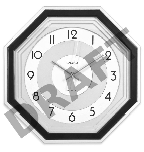 Часы настенные кварцевые ENERGY ЕС-12 восьмиугольные