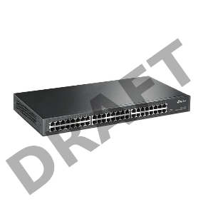 Сетевой коммутатор  TP-Link SMB TL-SG1048 Коммутатор 48-port Gigabit Switch, 1U 19-inch rack-mountable steel case