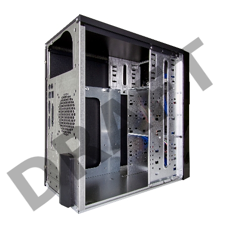 Корпус Minitower Exegate MA-371X Black, mATX <UN600, 120mm> 2*USB+2*USB3.0, Audio