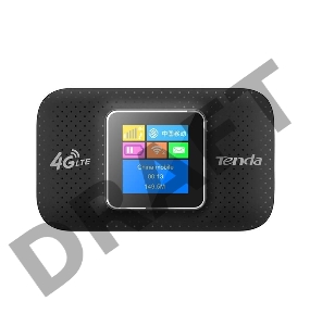 Мобильный роутер Tenda 4G185 4G LTE, встроенная батарея 2100 мАч; поддержка карт памяти до 32Гб