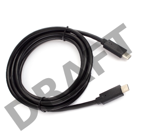 Кабель USB Cablexpert CCP-USB-CMCM2-1.8M, USB3.1 Type-C/Type-C, Gen.2, 10Gbit/s, 5A, 1.8м, пакет