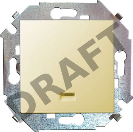 Механизм выключателя 1-кл. СП Simon15 16А IP20 с индик. сл. кость Simon 1591104-031