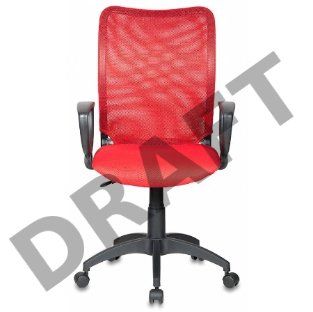 Кресло Бюрократ Ch-599/R/TW-97N  Кресло (спинка красная сетка TW-35N, сиденье красное TW-97N)