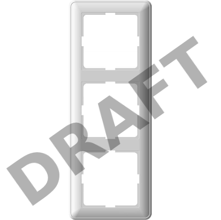 Рамка 3-м W59 бел. SchE KD-3-18 (КД-3-18)