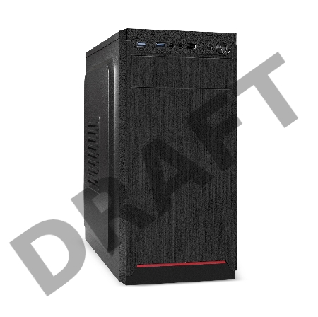 Корпус Minitower ExeGate BAA-114U2-AAA350 (mATX, БП AAA350 с вент. 8см, 1*USB+2*USB3.0, аудио, черный)