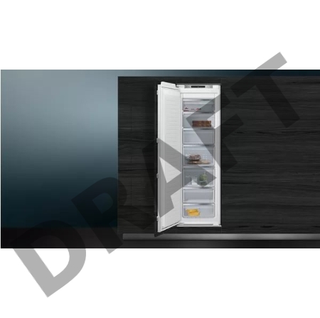 Встроенный морозильник SIEMENS  GI81NAE30M 1772х558х545мм, 235л,  NoFrost, FreshSense, hyperFresh plus, перенавешиваемые двери, сигнал открытия двери