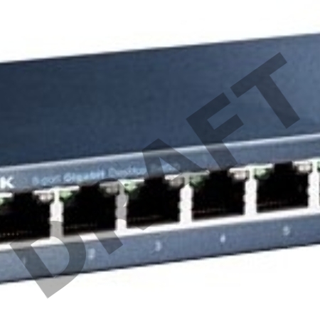 Коммутатор TP-Link SMB TL-SG108 8-port Desktop Gigabit Switch, 8 10/100/1000M RJ45 ports,metal case
