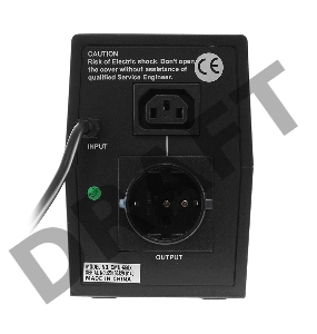 Источник бесперебойного питания Crown CMU-650X (600ВА/300 Вт; Off-Line; 1хEuro+1хIEC-320 резервным питанием и фильтрацией; 12V/7AH х 1; пластик)