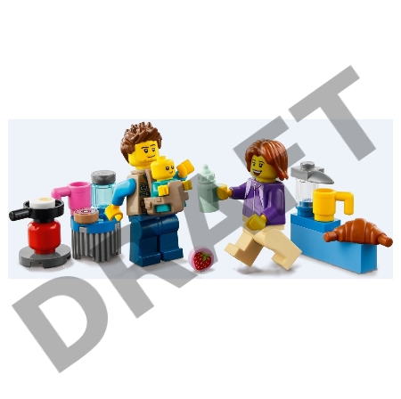 Конструктор Lego City Great Vehicles Holiday Camper Van пластик (60283)