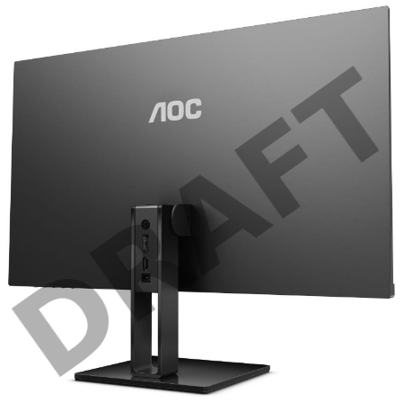 Монитор 27'' AOC 27V2Q Black IPS, 16:9, 1920x1080, 5ms, 250 cd/m2, 1000:1, HDMI, DP