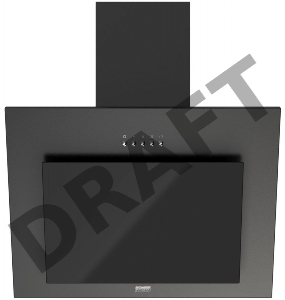 Вытяжка каминная Krona Fiona 600 Black PB черный управление: кнопочное (1 мотор)