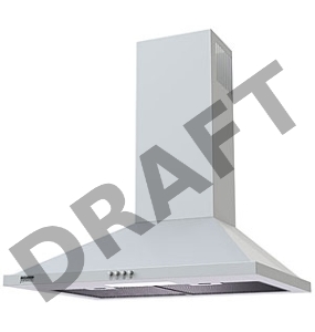 Вытяжка KRONASTEEL BELLA 600 WHITE push button  кухонная