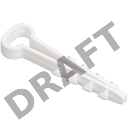 Дюбель хомут Iek UHH35-5-8-100 5х8мм нейлон белый (100шт) ИЭК