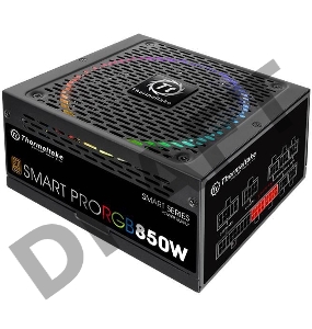 Блок питания Thermaltake PS-SPR-0850FPCBEU-R, SMART PRO/Fully Modular/850W/ATX 2.3 & EPS 2.92/A-PFC/14cm RGB Fan/EU/80Plus Bronze RTL