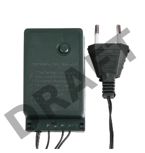 Гирлянда «Твинкл-Лайт» 20 м, темно-зеленый ПВХ, 160 LED, цвет теплый белый