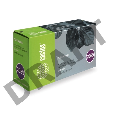 Тонер Картридж Cactus CS-TN2085 черный для Brother HL-2035R (1500стр.)
