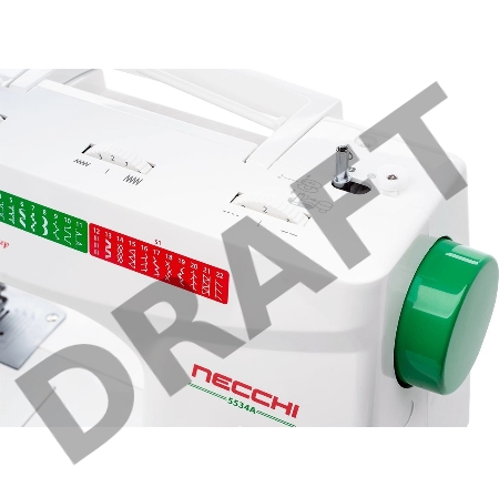 Швейная машина Necchi 5534 А 23 операции, петля автомат , верт.челнок , рег.длины и ширины стежкаа