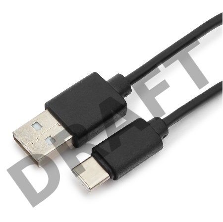 Кабель USB Гарнизон GCC-USB2-AMCM-1M, USB2.0 AM/ USB3.1 Type-C, 1м, пакет