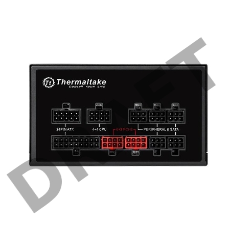 Блок питания Thermaltake PS-SPR-0850FPCBEU-R, SMART PRO/Fully Modular/850W/ATX 2.3 & EPS 2.92/A-PFC/14cm RGB Fan/EU/80Plus Bronze RTL
