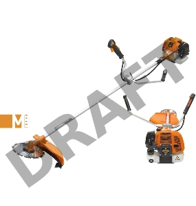 Мотокоса CARVER GBC-033M  1.5лс 2х-тактный 33см3 0.85л нож 230мм леска2.4мм