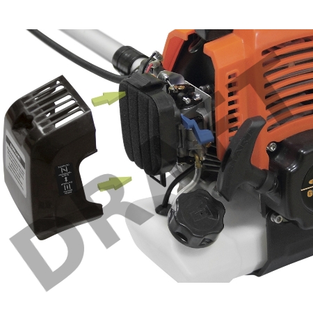 Мотокоса CARVER GBC-033M  1.5лс 2х-тактный 33см3 0.85л нож 230мм леска2.4мм