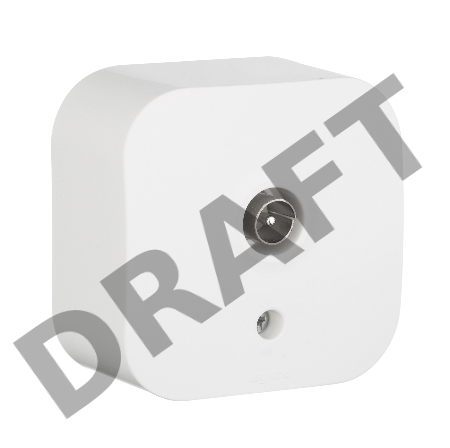 Розетка Quteo  TV БЕЛ Quteo Розетка TV БЕЛ