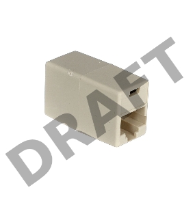 Проходной адаптер RJ-45, категория 5e (8P8C), 2 розетки RJ-45, Aopen, 10 шт в упаковке (ACT251)