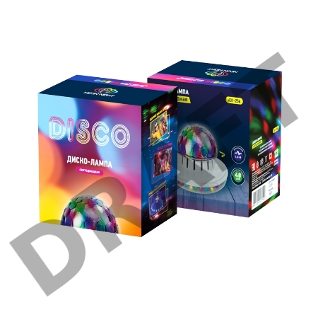 Диско-лампа «Летающая тарелка» 36LED, 230 В