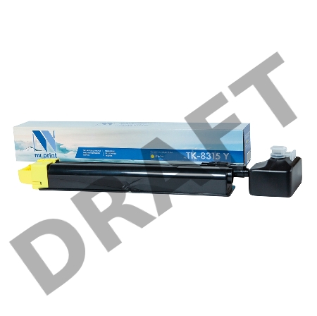 Тонер-картридж NVP совместимый NV-TK-8315 желтый для Kyocera FS-Taskalfa-2550ci (6000k)
