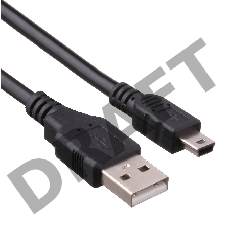 Кабель USB 2.0 A-->mini-B 5P 0.5м Exegate EX205300RUS