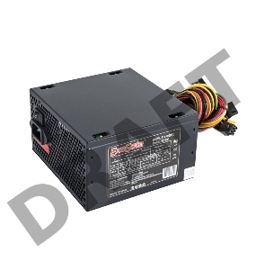 Блок питания 400W Exegate 400NPX, ATX, SC, black, 12cm fan, 24p+4p, 6/8p PCI-E, 3*SATA, 2*IDE, FDD + кабель 220V с защитой от выдергивания