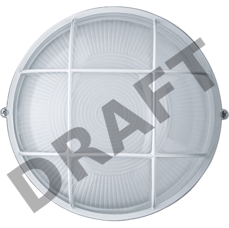 Светильник ЛОН 94 807 NBL-R2-100-E27/WH 1х100Вт E27 IP54 (аналог НПБ 1102 бел. круг с решеткой 100Вт) Navigator 94807