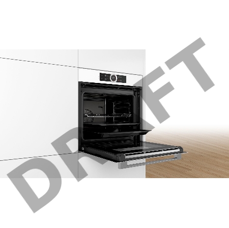 Духовой шкаф Электрический Bosch HBG634BW1 белый, встраиваемый