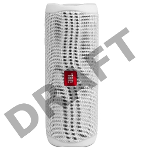 Динамик JBL Портативная акустическая система JBL Flip 5 цвет белый