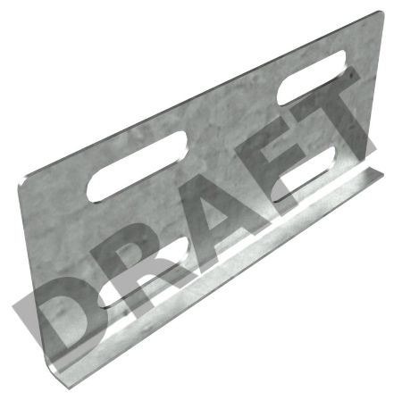 Пластина соединительная 50мм сталь 0.8мм SP1 КМ LO0401