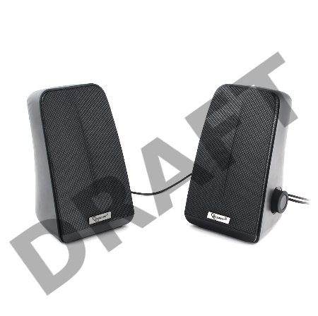 Акустическая система Gembird SPK-505, черный, 10 Вт, рег. громкости, USB-питание