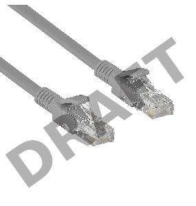 Патч-корд Exegate UTP-RJ45-RJ45-5e-CU-20M-GY, UTP, cat.5e, 20м, медь, серый
