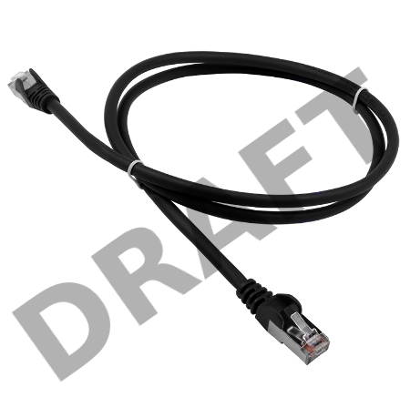 Кабель Патч-корд Lanmaster LAN-PC45/S5E-2.0-BK вилка RJ-45-вилка RJ-45 кат.5е 2м чёрный LSZH (уп.:1шт)