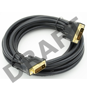 Кабель DVI-D Dual Link (m) DVI-D Dual Link (m) 5м феррит.кольца черный