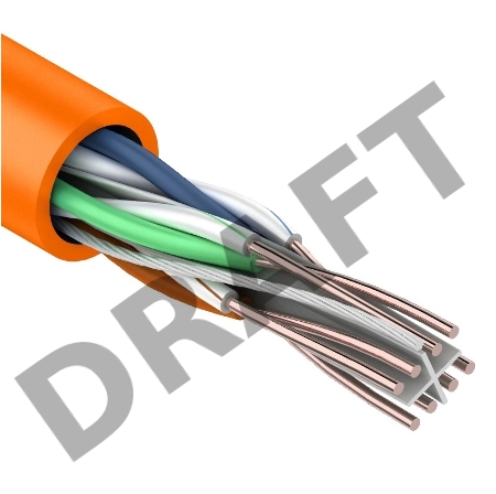 Кабель Rexant UTP 4PR 23AWG, CAT6 нг(А)-HF, LSZH (бухта 305 м)